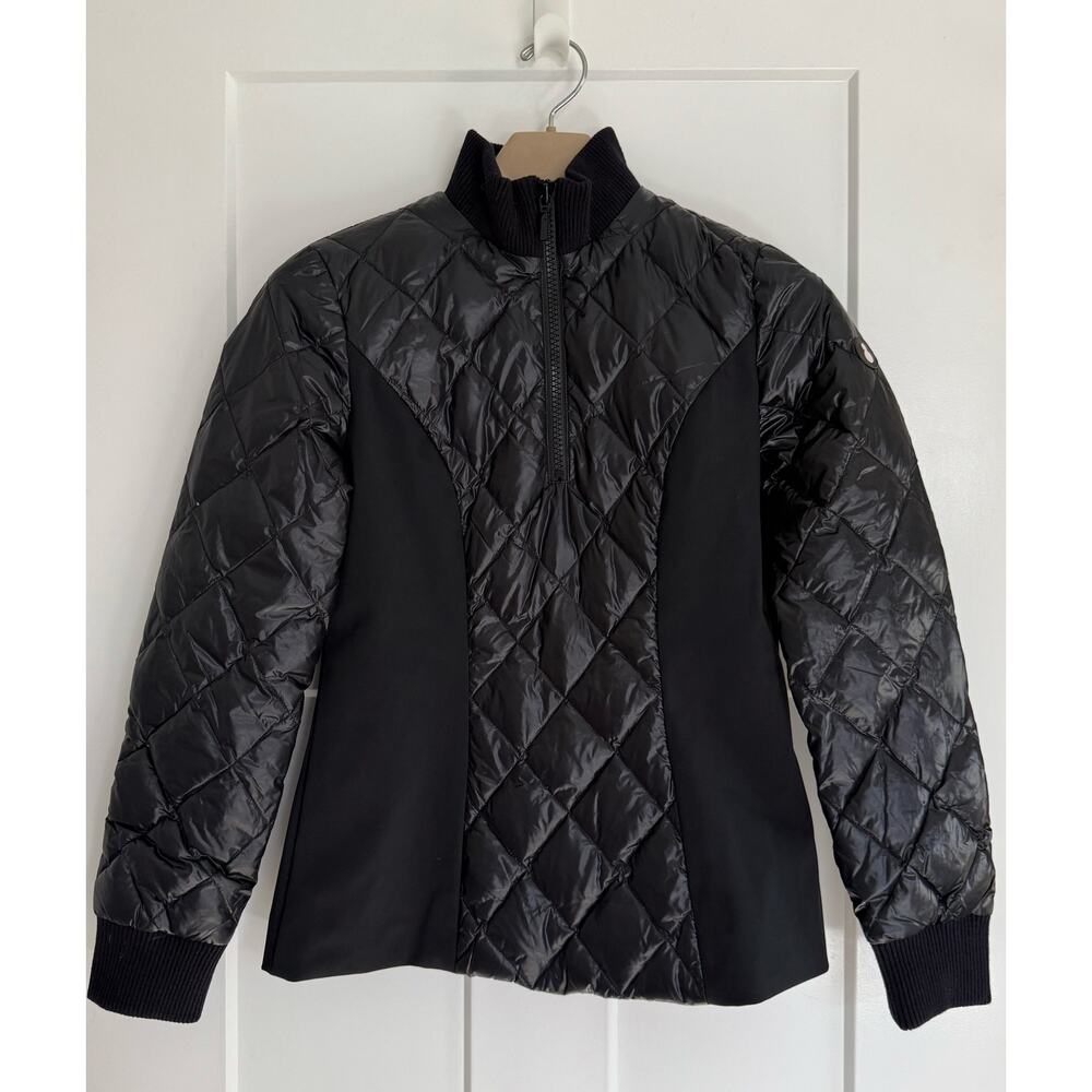 SNOWMAN NEW YORK  Puffer Jacket Coat Black Size SMALL  Duck Down